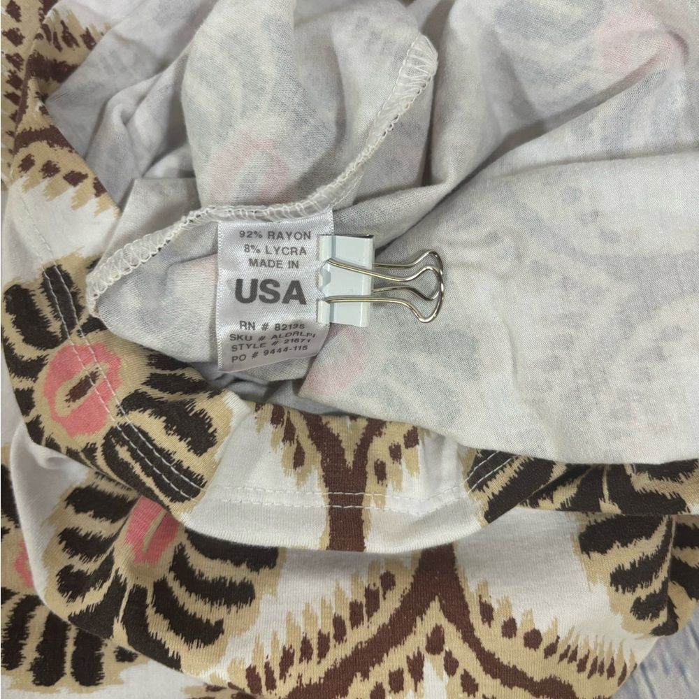 NWT Fresh Produce Fiji Beachcomber Ikat Boho Vacation Coastal Midi Dress Size S - Picture 8 of 12